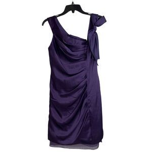 White by Vera Wang Purple Bridesmaid Formal Dress Size 4